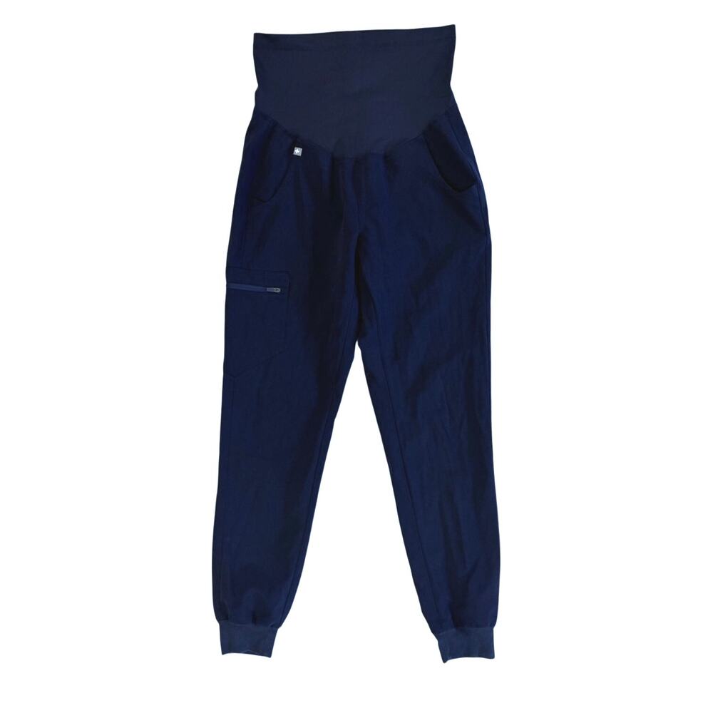 Figs Zamora Maternity Jogger Scrub Pant in Navy Size XS